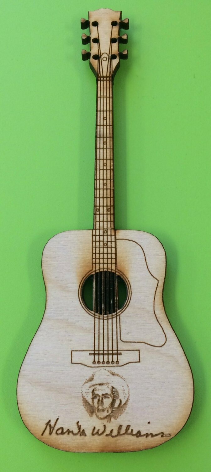 Magnet - Wood Guitar Signature