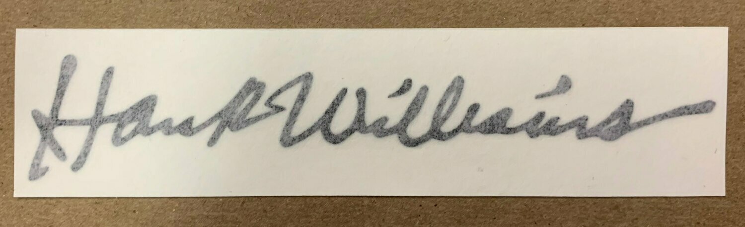 Sticker - Hank Williams Signature Sticker - Hank Williams Signature