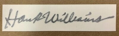 Sticker - Hank Williams Signature