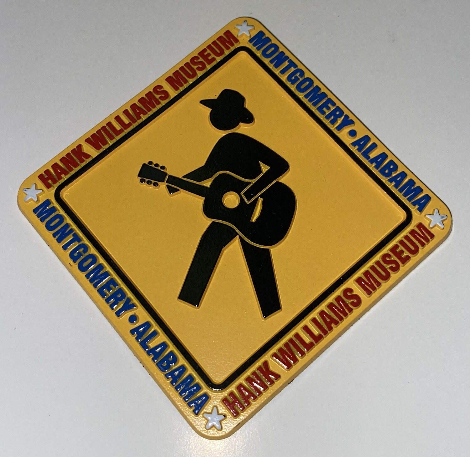 Magnet - 3D Cowboy Crossing Sign Magnet - 3D Cowboy Crossing Sign