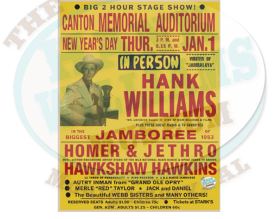 POSTER  - 11 in X 14 in - New Year's Day 1953 Canton, OH