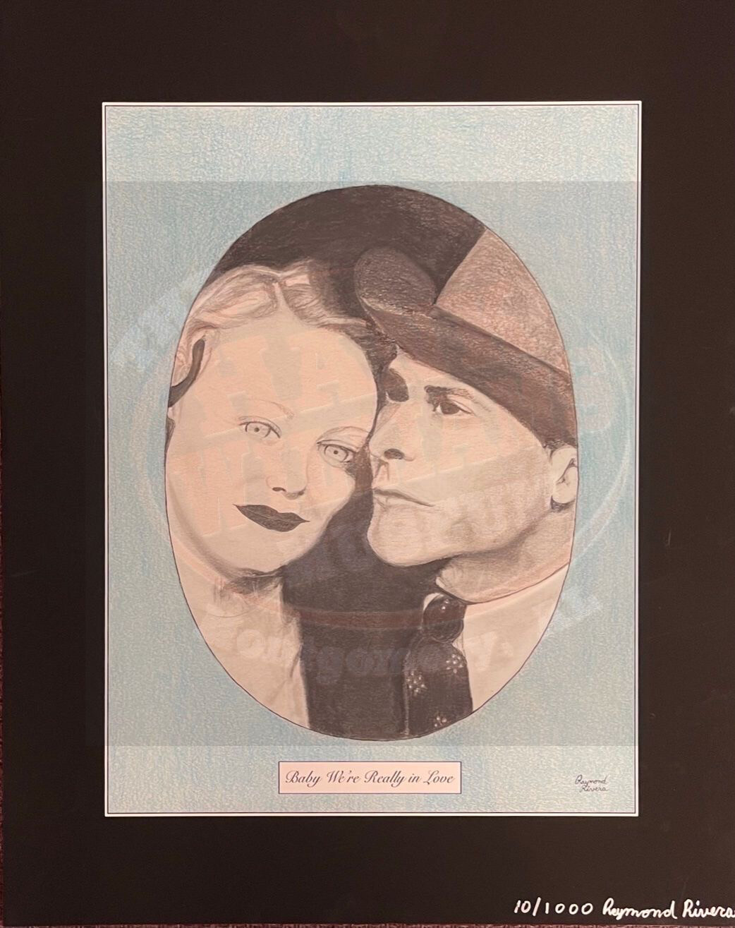 Print - Hank and Audrey Print - Hank and Audrey "Baby, We're Really In Love"