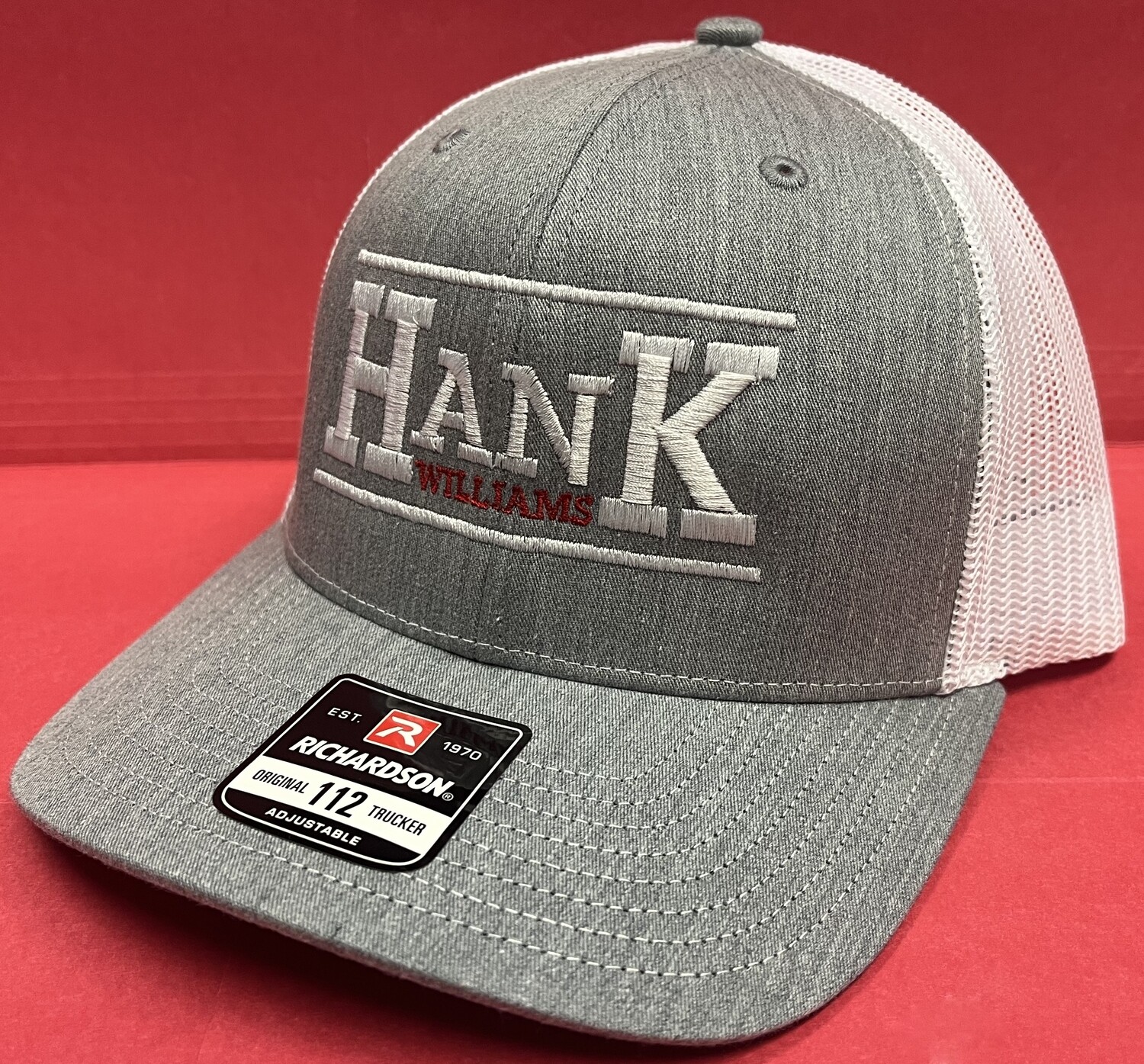 HAT - Heather Grey and White