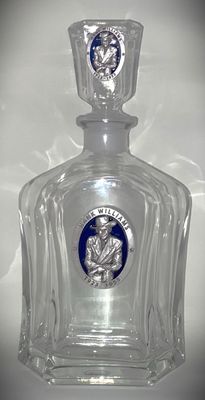 Pewter- Decanter- Oval Pewter- Decanter- Oval