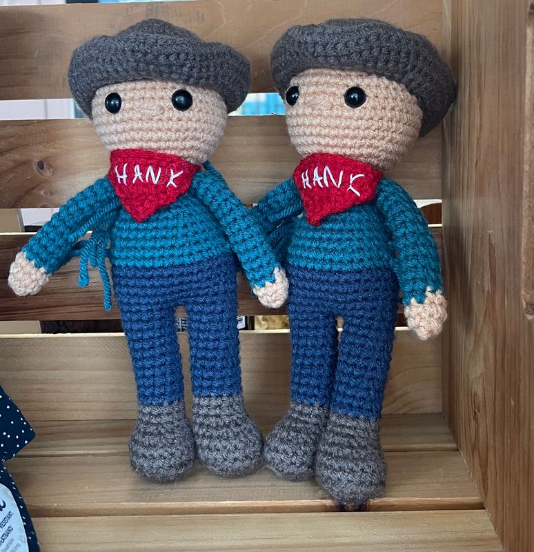DOLL - Hank Cowboy Crocheted Doll