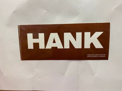 STICKER - HANK STICKER - HANK