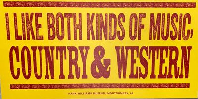 POSTER - Country &  Western