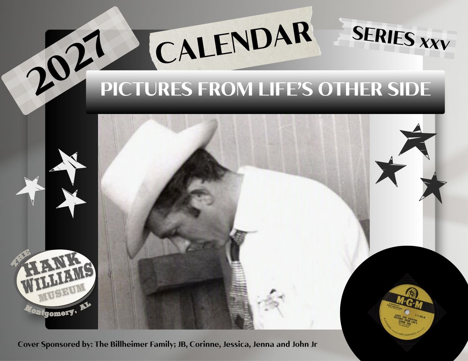2027 Hank Williams Calendar 2027 Hank Williams Calendar