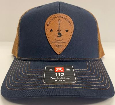 HAT - Mind Your Own Business - LEATHER PATCH HAT - Mind Your Own Business - LEATHER PATCH