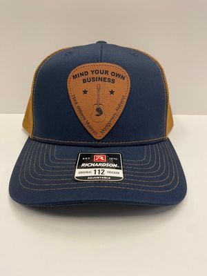 HAT - Mind Your Own Business - LEATHER PATCH HAT - Mind Your Own Business - LEATHER PATCH
