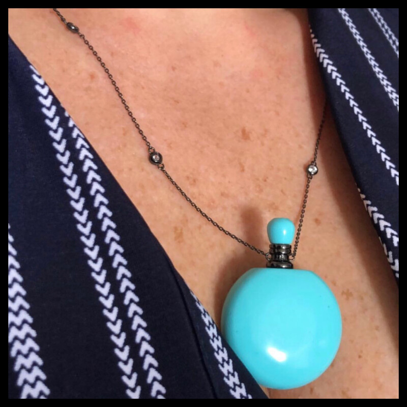 Necklace “Perfumer” Blue