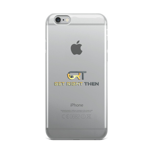 Get Right Then Logo iPhone Case