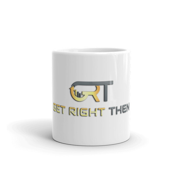 Get Right Then Logo Mug