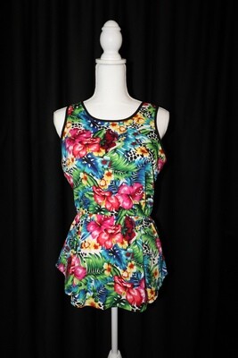 AP Floral Sleeveless Blouse (Medium)