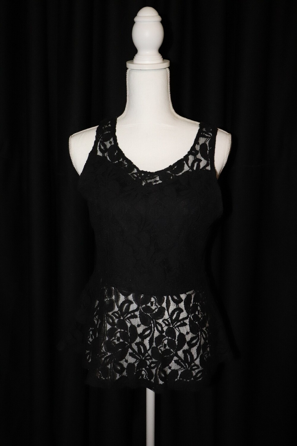 AP Black Lacy Top (Large)