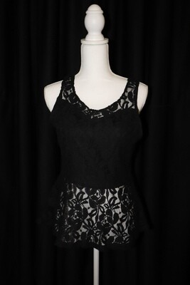 AP Black Lacy Top (Large)