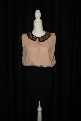 AP Black/Peach Mini Dress