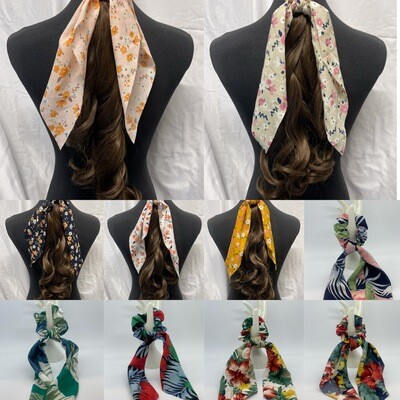 Scrunchie : Mermaid Tail - Floral