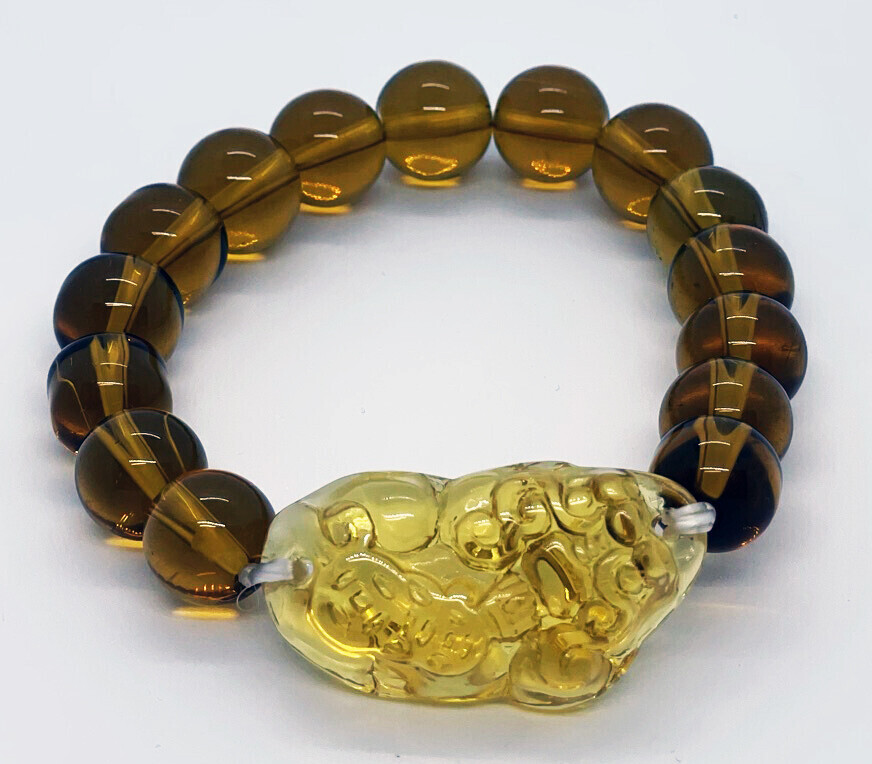 Bracelet : Good Luck PiXiu, Color: Yellow
