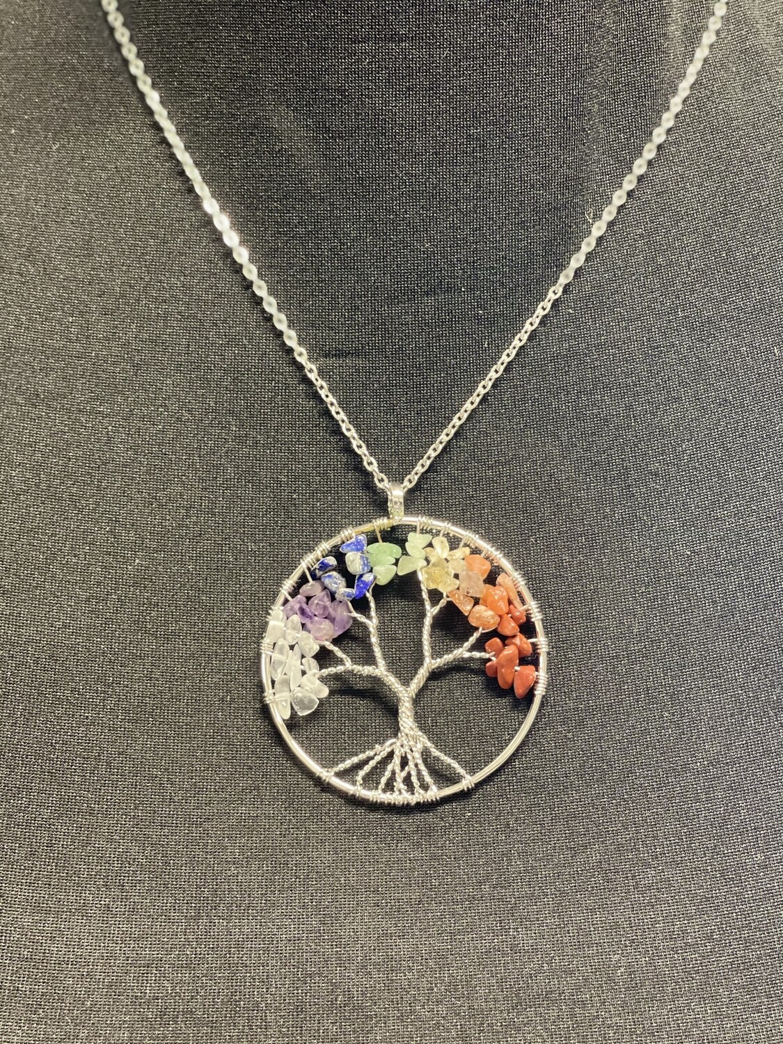 Necklace : Tree of Life - Sterling Silver, TOL Necklace: TOL Rainbow