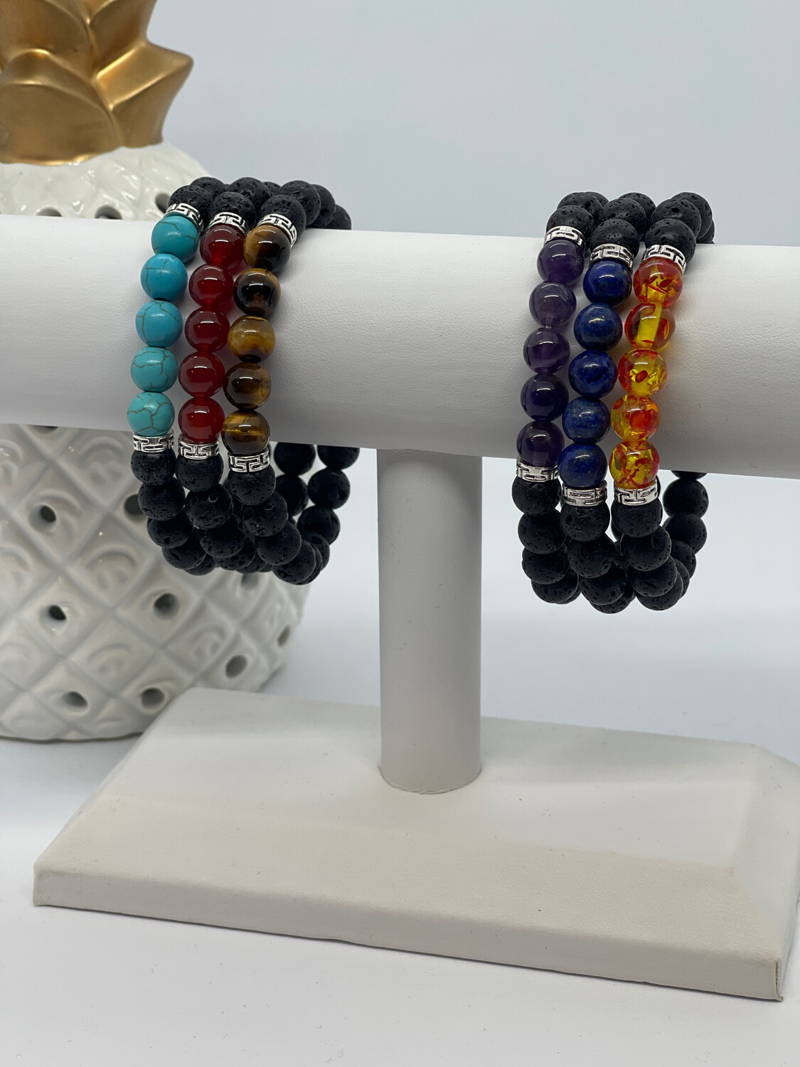 Bracelets - Lava Stones