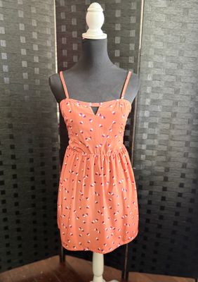 AP Orange Heart Mini Dress (Small)