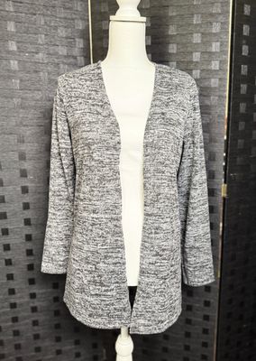 (Medium) AP Open Sweater Blk/Gry