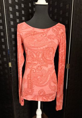 (Medium) AP Paisley Long Sleeve Top