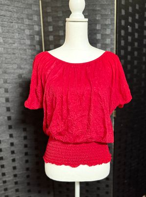 (Medium) AP Cherry Red Top