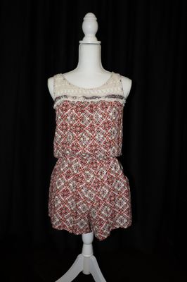 (Large) AP Floral Romper 3
