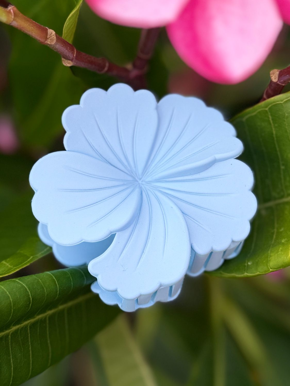 AP Hibiscus - Light Blue Solid