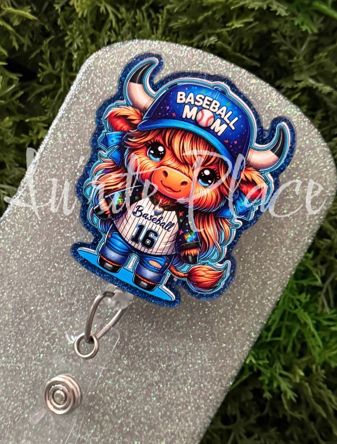 Cow Baseball Mom