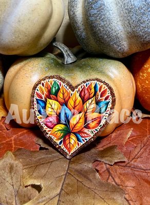 Fall Leaves Heart