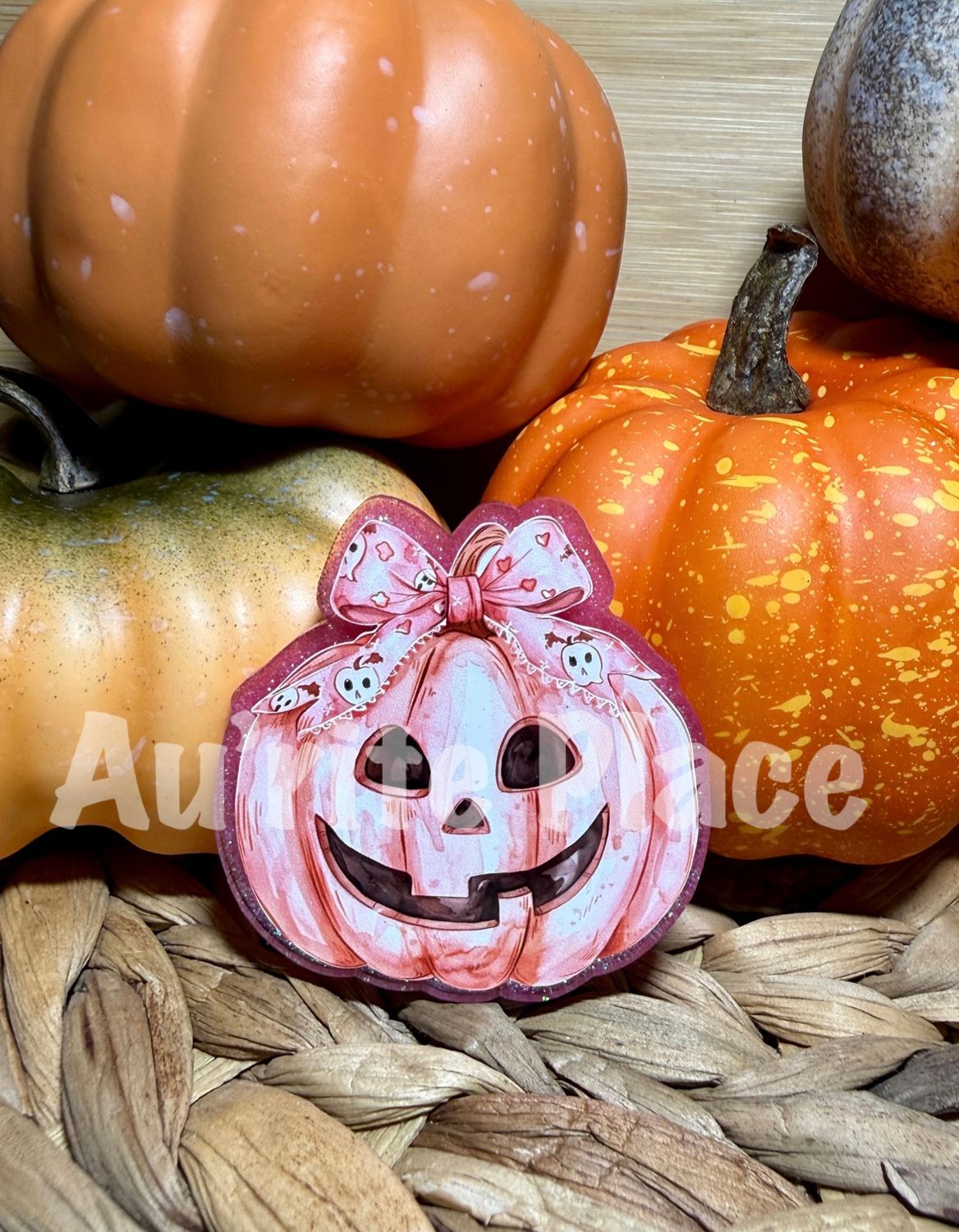Pumpkin Bow Art
