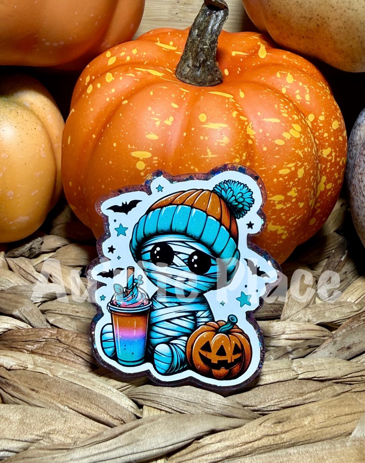 Mummy Teal Cup
