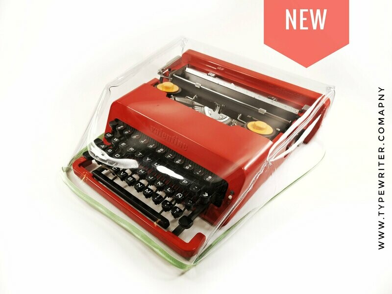 Typewriter Plastic Cover for Olivetti Valentine