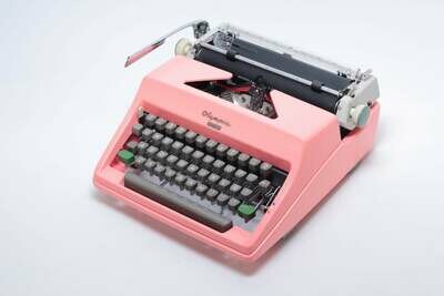Olympia SM Pink Typewriter