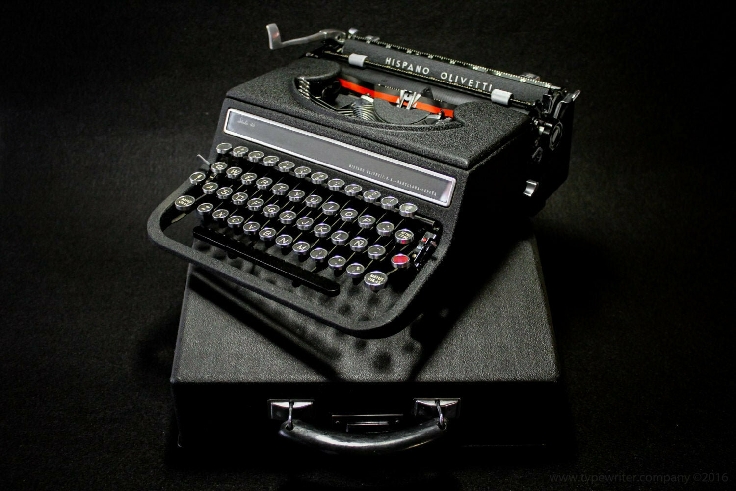 Olivetti Studio 46 (42) Original Black Typewriter