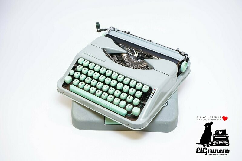 Hermes Baby Seafoam Green Typewriter