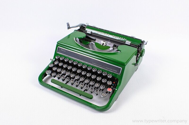 Hispano Olivetti Studio 46 (42) Green Typewriter