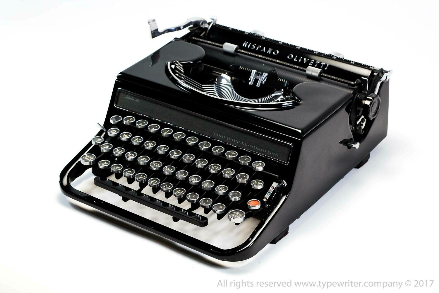 Olivetti Studio 42 (46) Black Typewriter