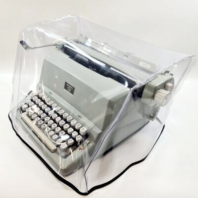 EXTRALARGE Transparent Dust Cover, Vinyl PVC for XL size Portable Manual Vintage Typewriter Hermes 9