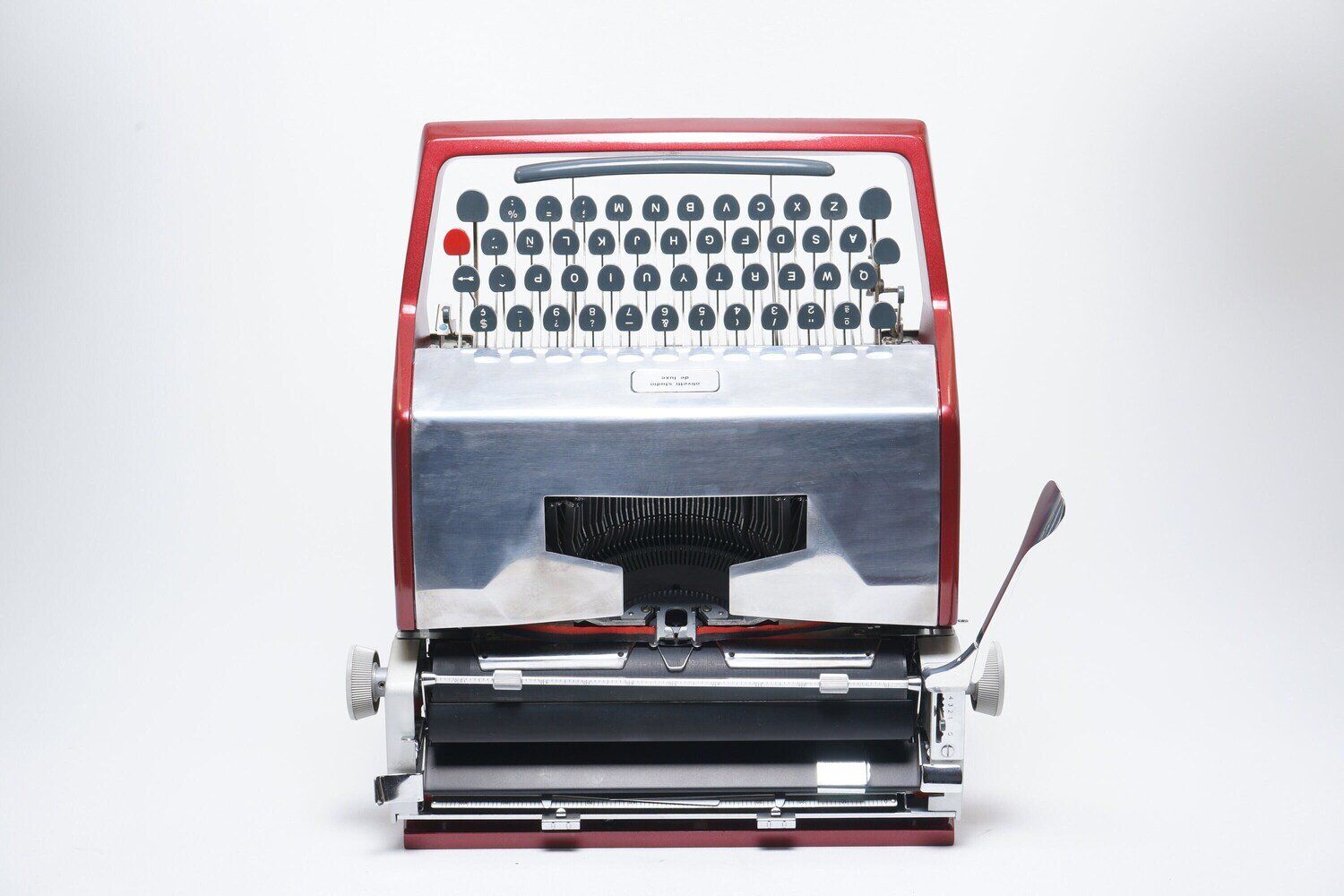 Limited Edition Olivetti Studio De Luxe Typewriter, Vintage, Manual Portable, Professionally Serviced by Typewriter.Company