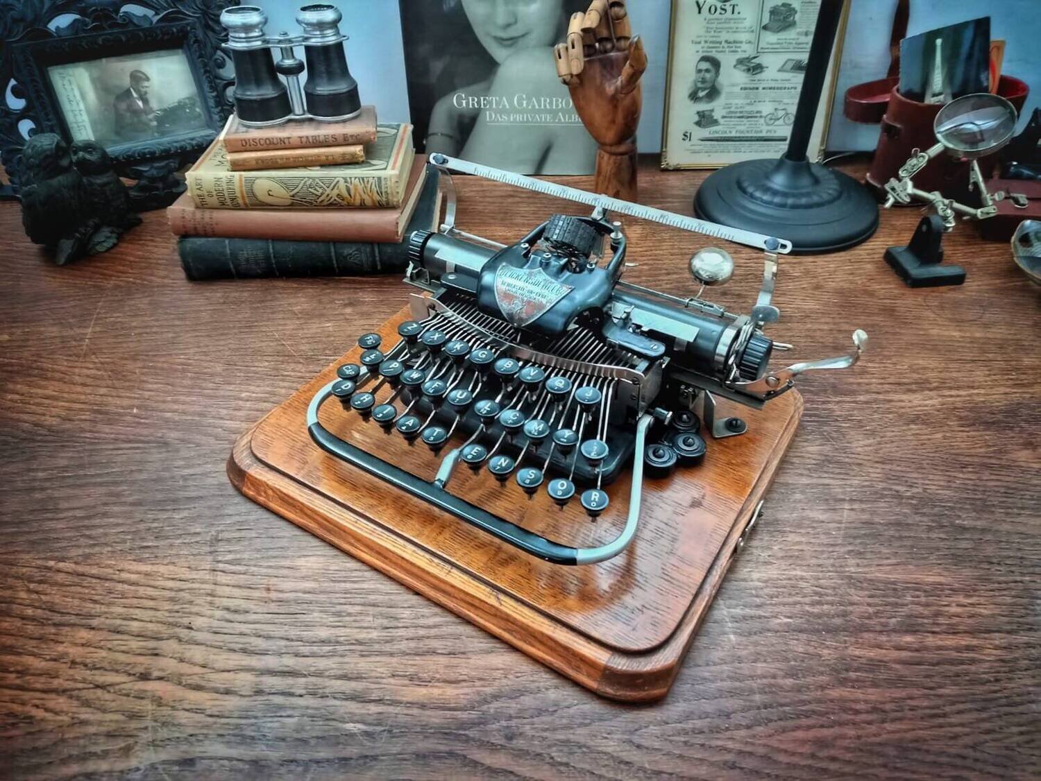 Blickensderfer Nº7, 1900 Antique Rare Typewriter, Vintage, Manual Portable, Professionally Serviced by Typewriter.Company