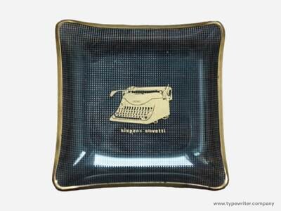 Hispano Olivetti Ashtray, Square Shaped, Lexicon 80, 1950s, Collector's Item.