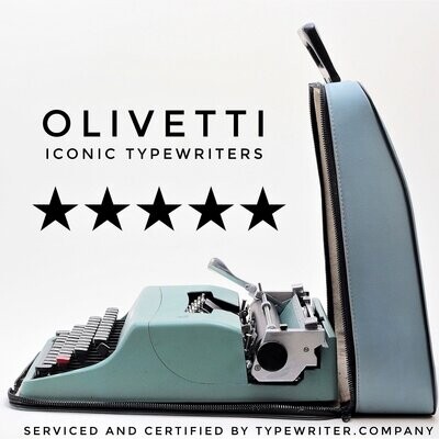 PRO - 2 Years Warranty! Olivetti Lettera 32, Mint Condition Perfectly Working Typewriter, Professionally Serviced by Typewriter.Company