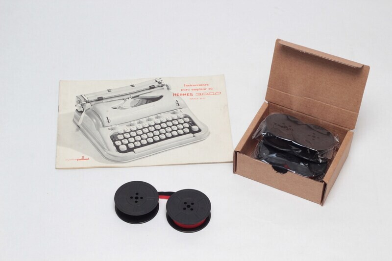 New Universal Ink Ribbon for Hermes 3000 Typewriter (round top edition)