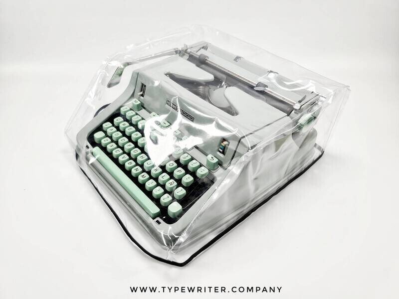 MEDIUM Transparent Dust Cover, Vinyl PVC for M size Manual Typewriter Hermes 3000, 2000, Hermes Media3