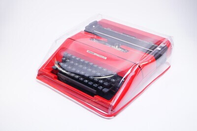 MEDIUM Transparent Dust Cover, Vinyl PVC for M size Manual Typewriter Olivetti 35, 35i