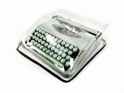 SMALL Transparent Dust Cover, Vinyl PVC for S size Manual Typewriter Hermes Baby, Adler Triumph Tippa